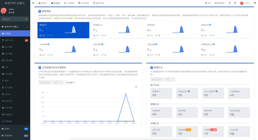 2024青动CRM-仓储云源码最新全开源uniapp （包更新）